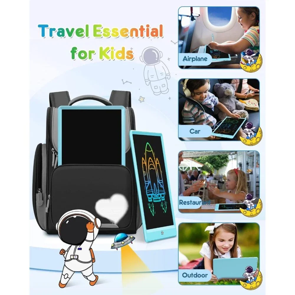 LCD Writing Tablet Colorful Toddler Drawing Board Doodle Pad Toys 10